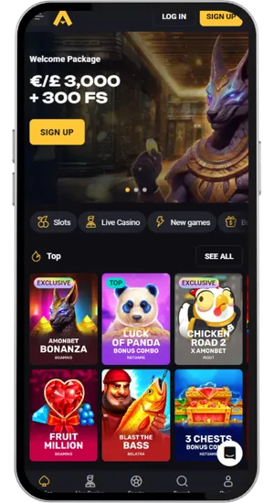 Licensed UK casino homepage displaying the Pragmatic Play game section and a GBP minimum deposit notice of £10